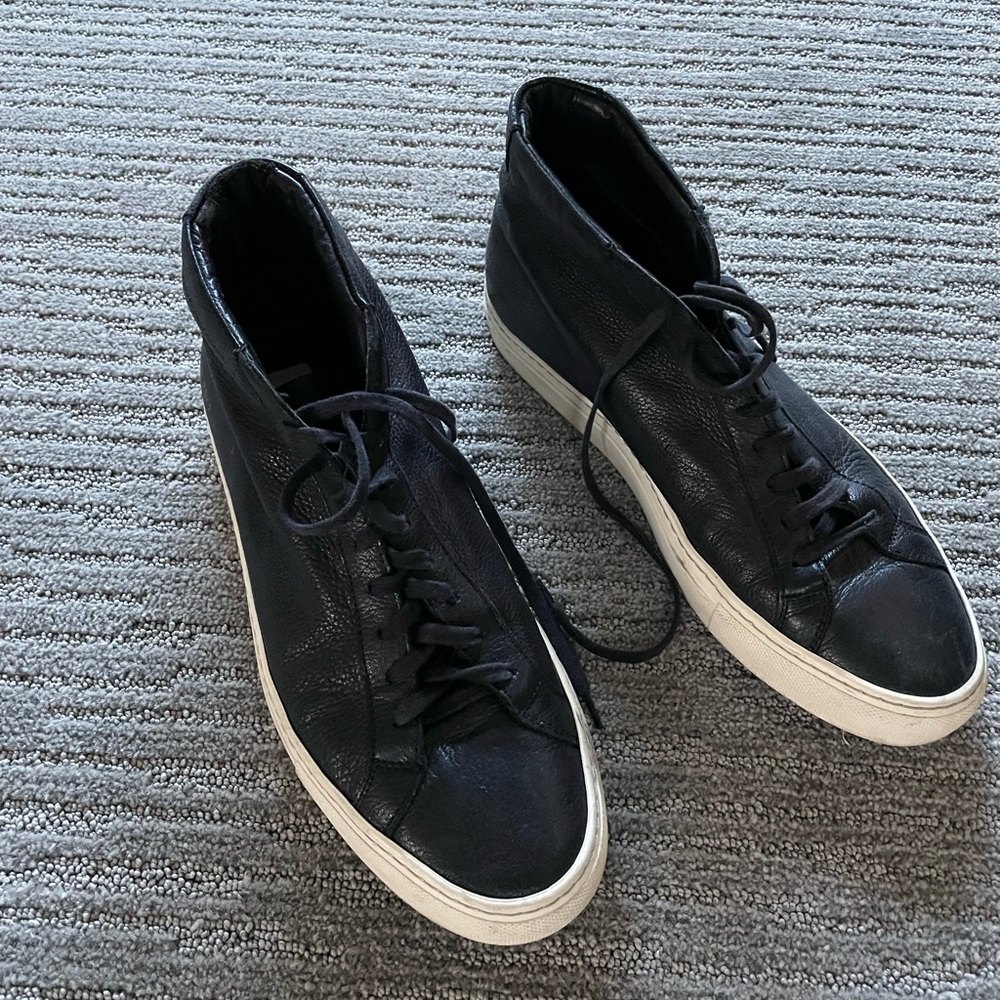 Common Projects Achilles Sneakers Mid Black Size: 43 - Picture 3 of 3